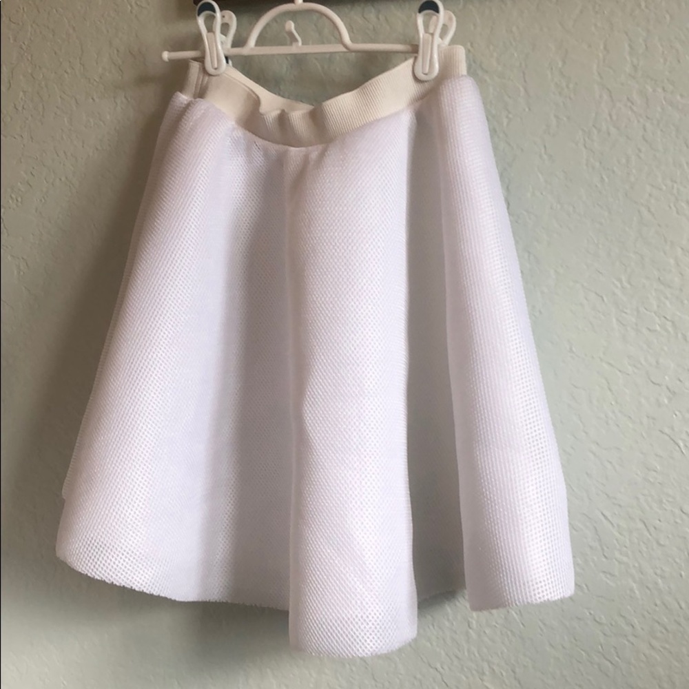 White Mesh Skirt H&M Size 6